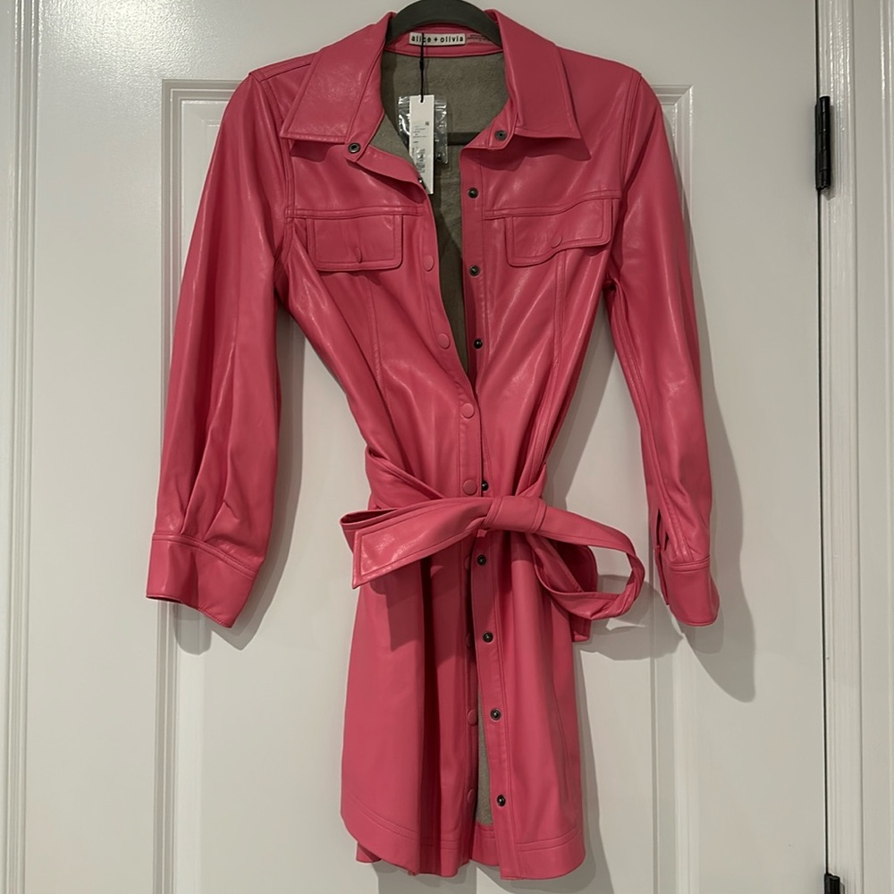 NWT! Alice + Olivia calypso pink dress